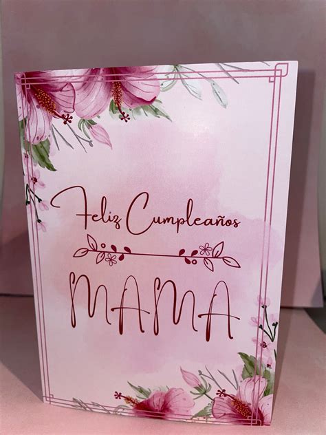 Happy Birthday Card For Mother In Spanish Felicidades Mama, Congrats