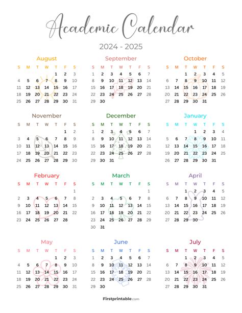 Academic Calendar 2024-2025 | FREE PDF