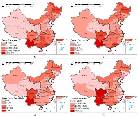 Spatiotemporal Analysis of Forest Fires in China from 2012 to 2021 ...