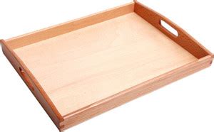 Calandis Wooden Small Rectangle Tray for Montessori Early Educational ...