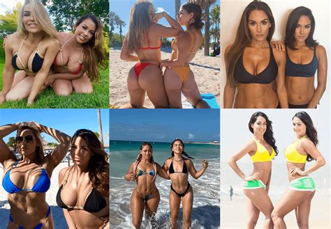 Neidhart Sisters(Natalya and Jenni Neidhart) vs. Loureda Sisters(Valerie Loureda and Natalie ...