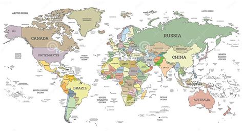 Current World Map with Countries 的图像结果