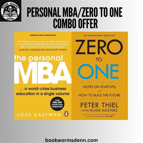 PERSONAL MBA + ZERO TO ONE COMBO OFFER – Bookwormsdenn