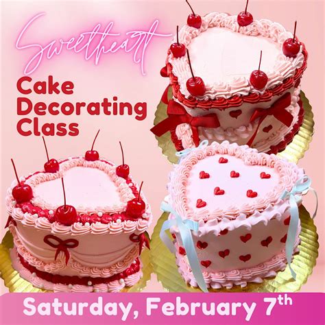 Sweetheart Cake Decorating Class, Tamara's: The Cake Guru's Sweets ...
