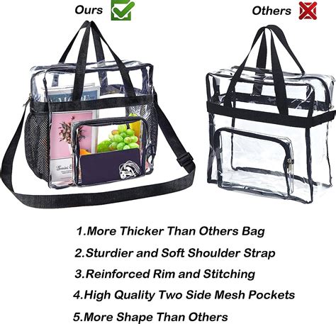 Clearance 12x12x6 clear stadium bag Flash Sales