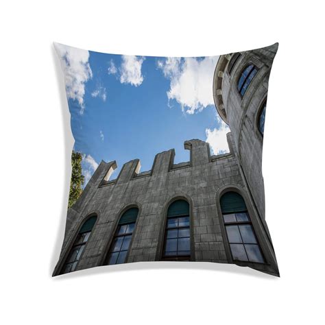 Buy RADANYA Building Print Cushion Cover for Living Room Bedroom Blue ...
