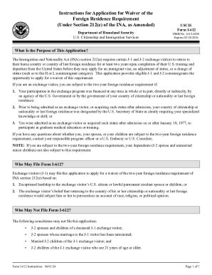 2024-2026 Form DHS USCIS I-612 Instructions - Fill Out, Sign & Share ...