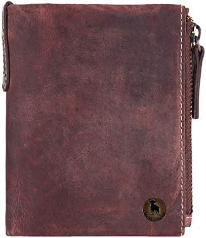 Buy HIDE & SKIN Manchester Genuine Leather Wallet with Detachable Card ...