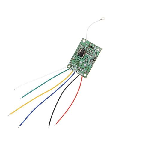 4CH 40MHZ Remote Transmitter & Receiver Board with Antenna for DIY RC ...