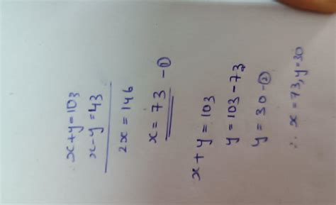 The sum of the two numbers is 103. The difference between the two ...