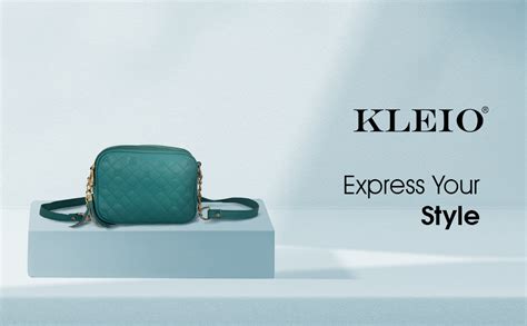 KLEIO Leather Sling Bag for Girls (Black) | Water resistant Light ...