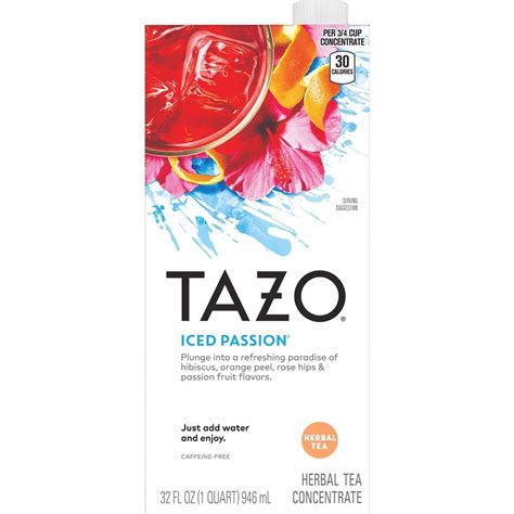 Tazo Iced Passion Herbal Tea Concentrate - Shop Tea at H-E-B