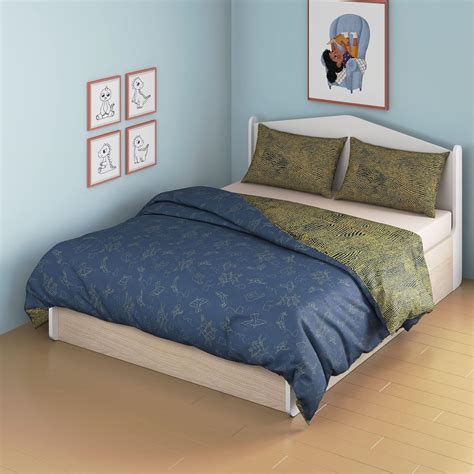 Smartsters Double Bed Reversible Comforter for Kids |100% Bamboo Cotton ...