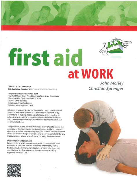 Image result for Introduction to First Aid Booklet