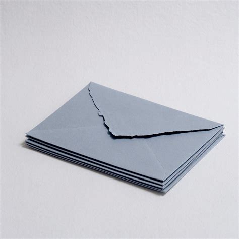 Dusty Blue, 5.25" x 7.25", 300 gsm – Deckle Edge Envelopes – Sri ...
