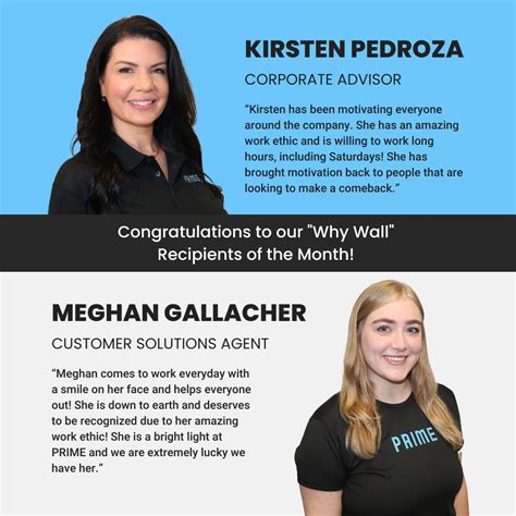 Congratulations to our "Why Wall" winners! | Prime Corporate Services ...