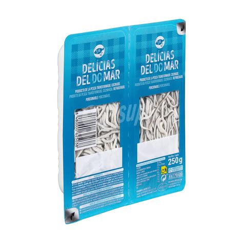 Hacendado Delicias del mar refrigeradas Pack 2 u, 250 g
