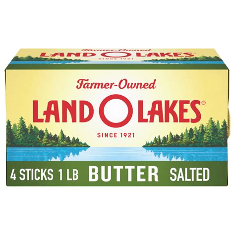 Land O Lakes Salted Stick Butter, 16 oz, 4 Sticks - Walmart.com