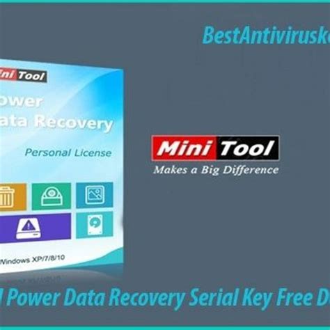 Image result for MiniTool Power Data Recovery 8.5 Serial Key