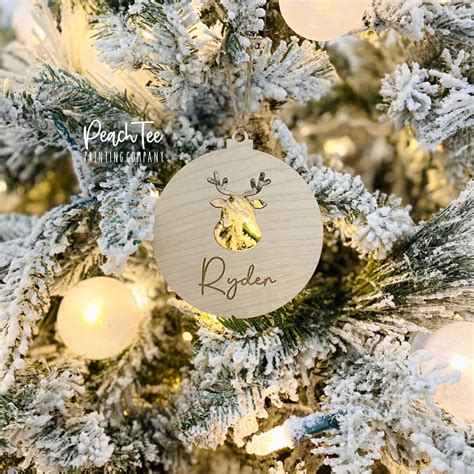 Personalized Name Ornaments, Personalized Family Ornaments, Custom Name ...