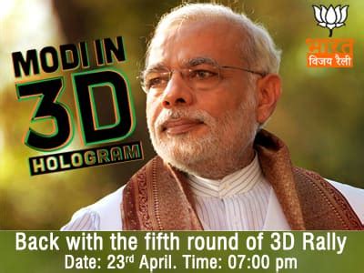 WATCH LIVE: Shri Narendra Modi to address the fifth round of 3D rally ...