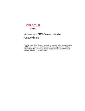 Fillable Online endeca blob form Fax Email Print - pdfFiller