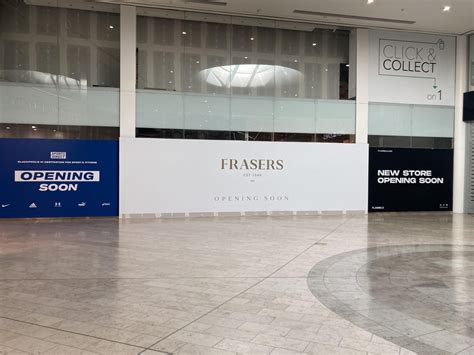 Frasers store opened its doors in Blackpool's Houndshill Shopping ...