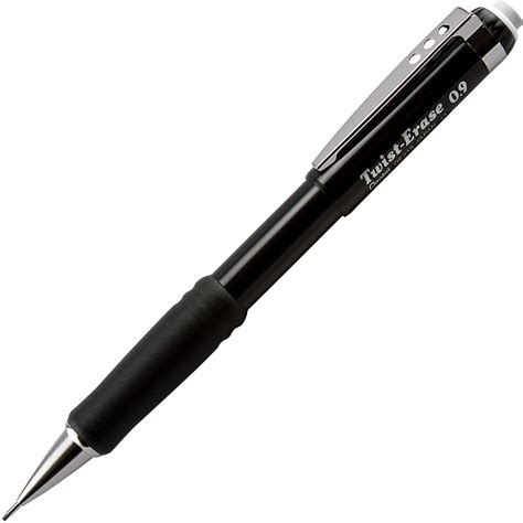 Pentel Twist-Erase III Mechanical Pencil, (0.9mm), Black Barrel ...