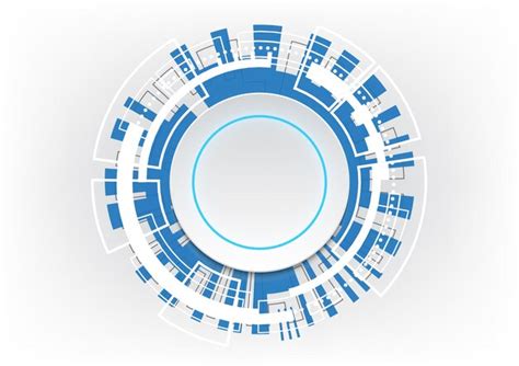 Abstract Technology Vector Circle 的图像结果