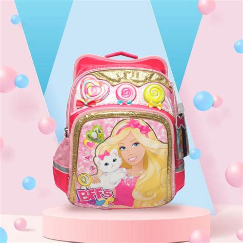 Premium Quality Barbie Princess Bag For School Student (pink) – Kidspark