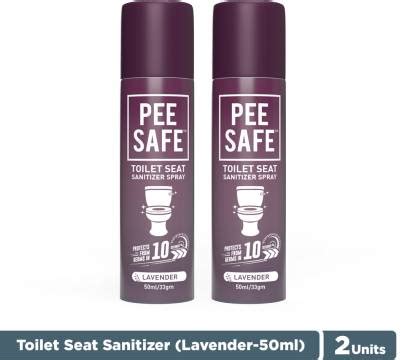 Pee Safe Toilet Seat Sanitizer Spray Lavender Spray Toilet Cleaner ...