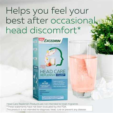 Buy Head Care Replenish Plus Sleep From Excedrin Dietary Supplement for ...