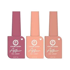 Buy Colors Queen Affair Nail Polish Set of 3-02 Rusty Nude, Cupcake ...