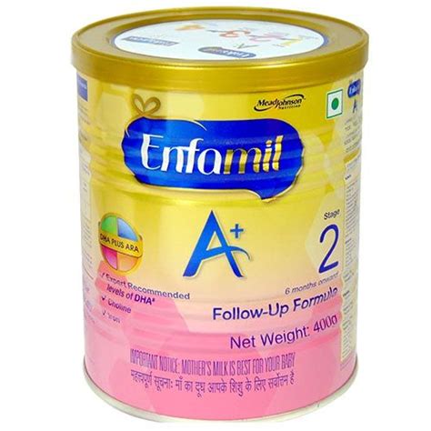 Enfamil A+ Infant Formula Stage 1 Powder, 400 gm Price, Uses, Side ...