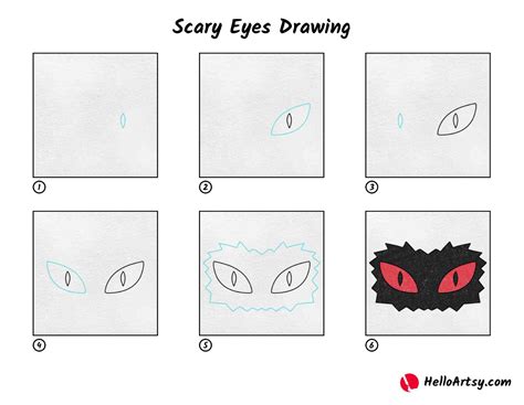 How To Draw Creepy Eyes Step By Step at Lillian Stewart blog
