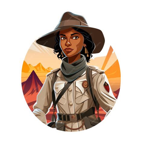 Premium AI Image | The Vanguard Vision A Trailblazing Icon of Diversity and Courage on a Blank ...