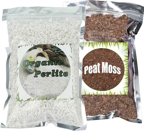 Amazon.com : Doter Organic Sphagnum Peat Moss 1 qt and Perlite for ...