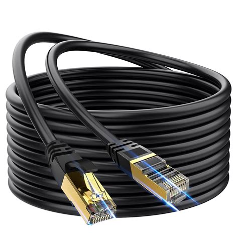 Used *Super Fast Network Speed* 50 ft - Long - CAT8 Ethernet Internet ...