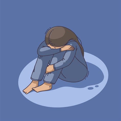 Sad depressing drawings Images - Free Download on Freepik