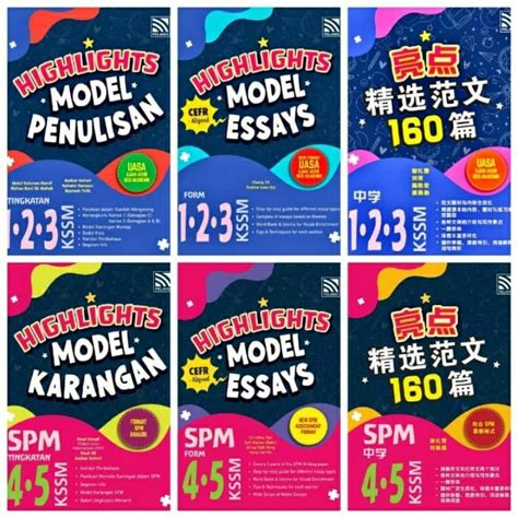 Highlights . 亮点 . Model Karangan / Essays 精选作文 . PT3 & SPM . 2023 ...