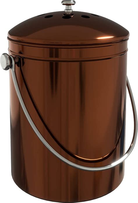 Utopia Kitchen Compost Bin with Lid and 1.3 Gallon India | Ubuy