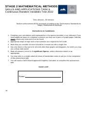 Image result for Continuous Random Variable Formula in Math 6