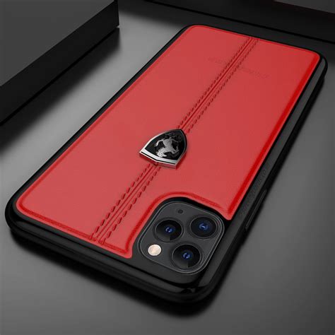 Ferrari ® Apple iPhone 11 Pro Vertical Contrasted Stripe - Material ...