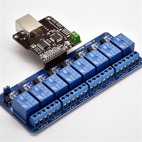 Buy Roliafeesy Ethernet Relay Controller Module Control Board LAN WAN ...