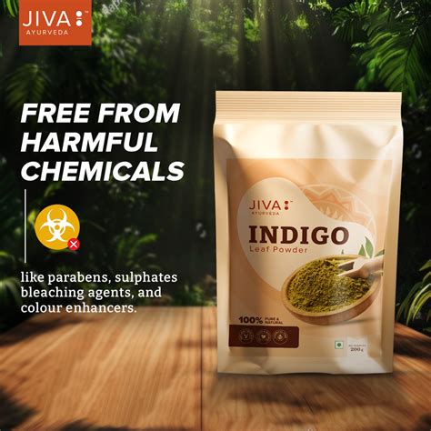 Herbal Indigo Leaf Powder for Rich Color, Shine & Healthy Hair ...