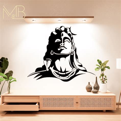 Lord Adiyogi wall art | Mahadev Shiva painting wall decor – The MB Store
