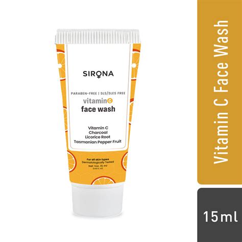 Sirona Vitamin C Face Wash for Men and Women Removes Impurities Soothes ...