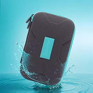 AirCase Electronics Organizer Bag with Shockproof EVA Hardshell & Soft ...