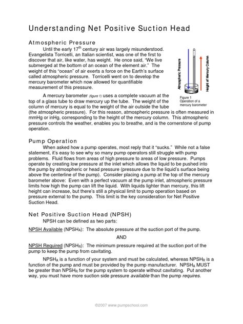 Image result for NPSH Example Problems