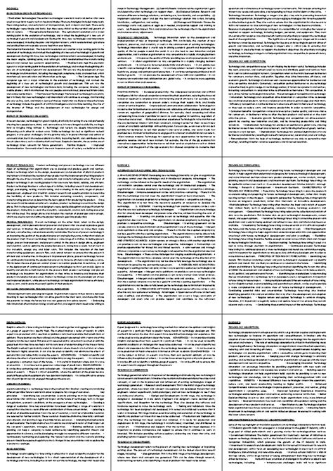 Technology Management - MODULE 1 EVOLUTION & GROWTH OF TECHNOLOGY: used ...